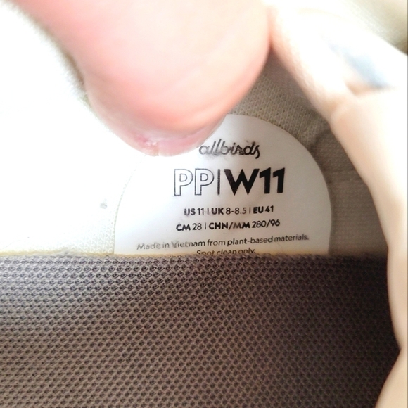 ALLBIRDS Plant Pacers in Natural White (Blizzard Sole), sz 11 - Picture 14 of 16